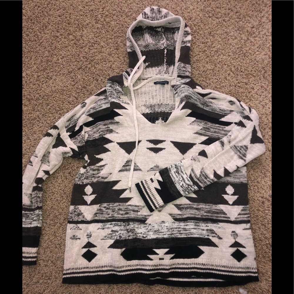 AE knitted Aztec sweatshirt M
